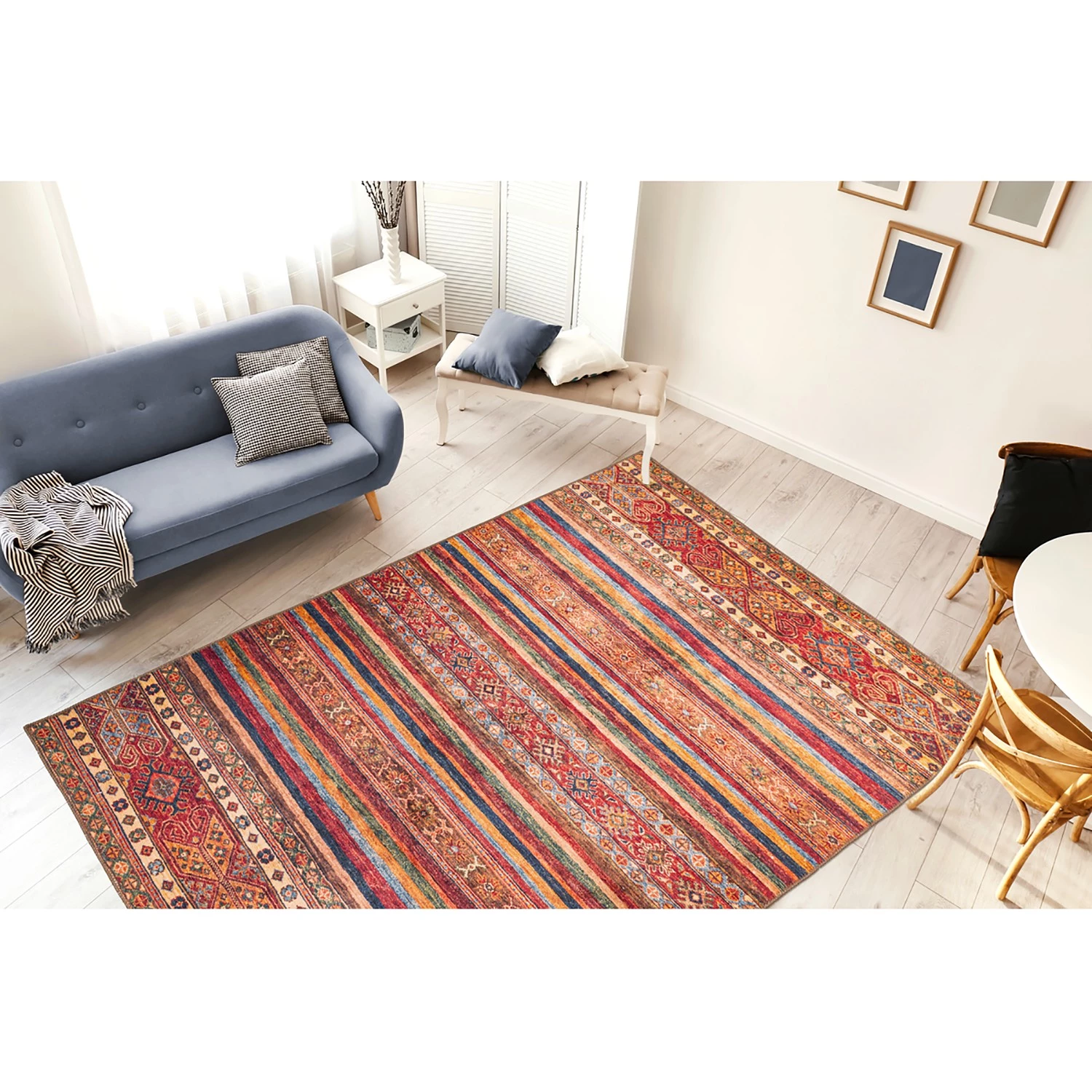 Kayoom Tapis Faye 725 - Fibres synthétiques - Multicolore / Rouge - 190 x 290 cm 4 Kayoom Tapis Faye 725 - Fibres synthétiques - Multicolore / Rouge - 190 x 290 cm – Image 2