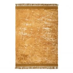 Kayoom Tapis Dolce Vita 225 - Viscose - Doré - 120 x 170 cm