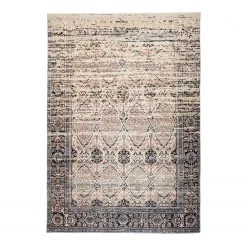 Arte Espina Tapis Galaxy 1400 - Fibres synthétiques - Beige / Bleu - 80 x 150 cm