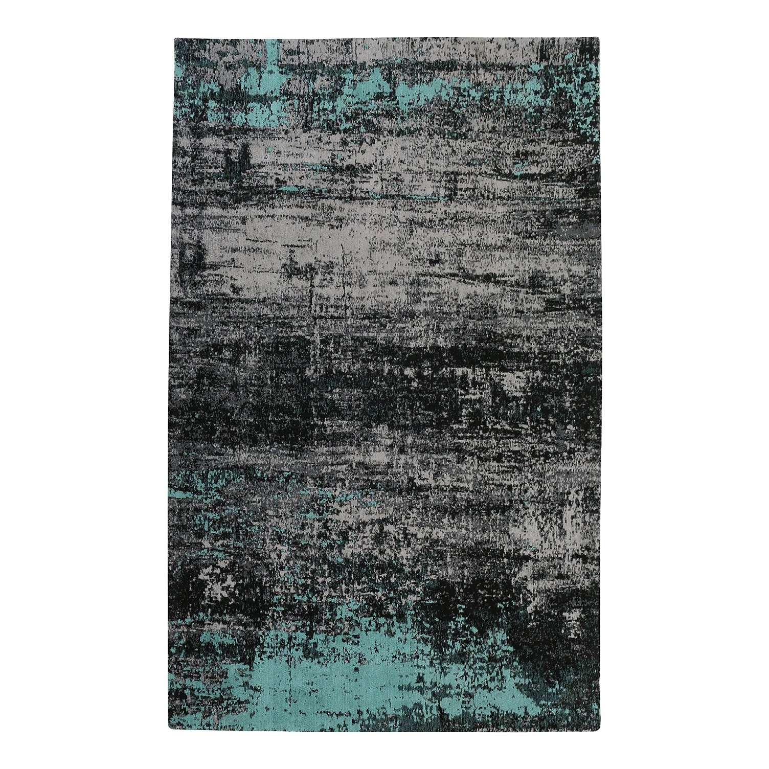 Top Square Tapis Puffy III - Coton / Polyester - Noir / Vert 3 Top Square Tapis Puffy III - Coton / Polyester - Noir / Vert