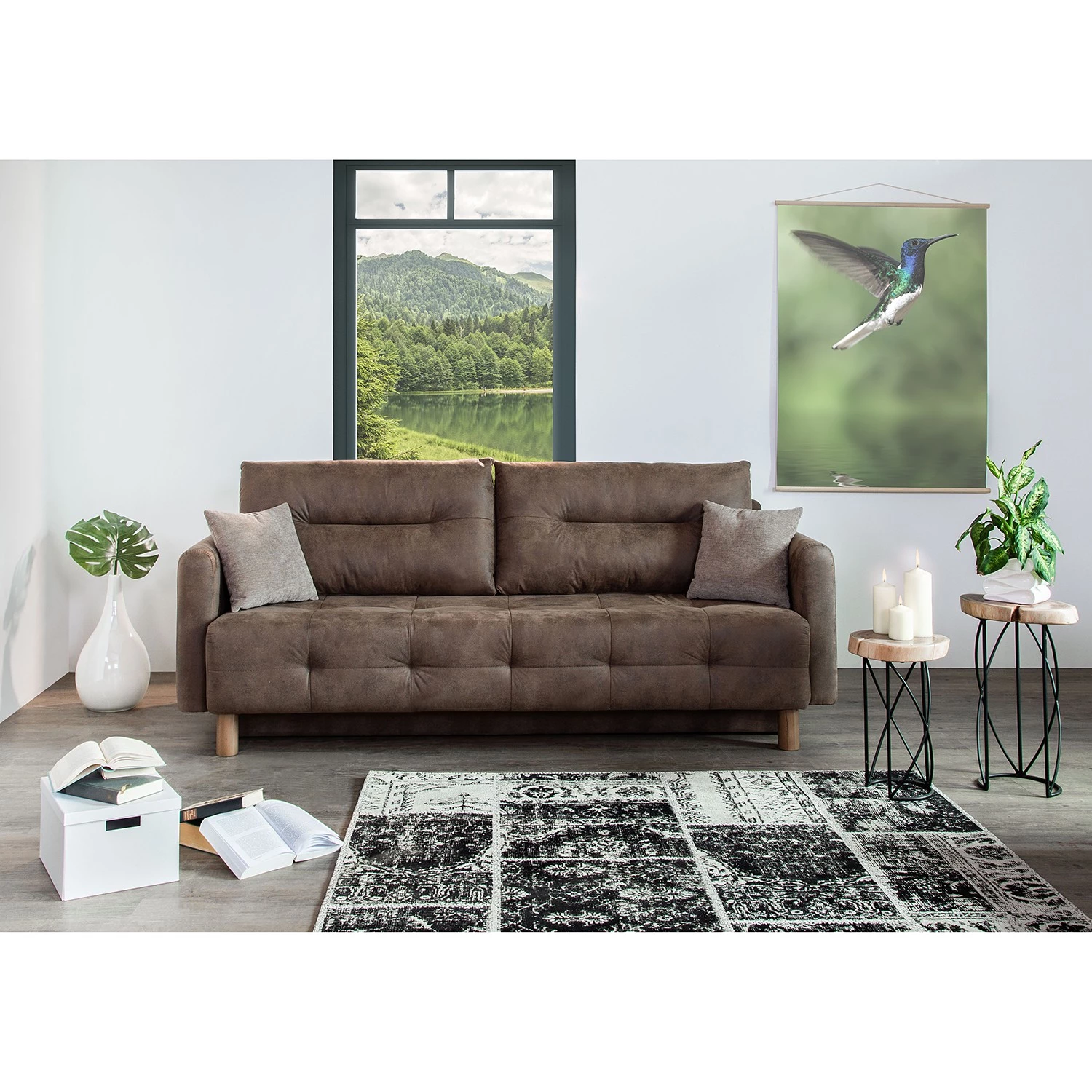 Top Square Tapis Puffy I - Coton / Polyester - Gris 5 Top Square Tapis Puffy I - Coton / Polyester - Gris – Image 3