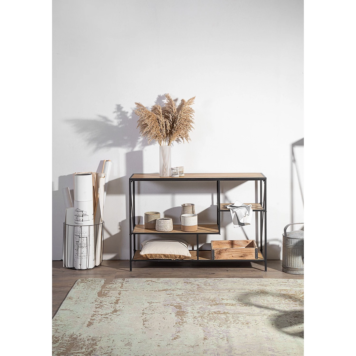 Top Square Tapis Puffy VI - Coton / Polyester - Beige 4 Top Square Tapis Puffy VI - Coton / Polyester - Beige – Image 2