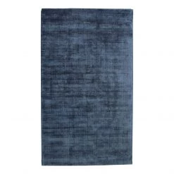 Top Square Tapis Puffy VII - Viscose - Bleu
