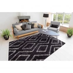 Kayoom Tapis Orlando 225 - Anthracite - 200 x 290 cm 8 Kayoom Tapis Orlando 225 - Anthracite - 200 x 290 cm -Tapis Soldes Boutique 1000252887 210415 07471100894 MOOD DETAILS P000000001000252887 mood