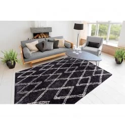 Kayoom Tapis Orlando 325 - Anthracite - 160 x 230 cm -Tapis Soldes Boutique 1000252895 210415 07484300934 MOOD DETAILS P000000001000252895 mood