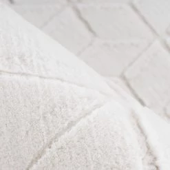 Kayoom Tapis Vivica 125 - Blanc / Crème - 80 x 150 cm -Tapis Soldes Boutique 1000252948 210415 07584201201 DETAILS P000000001000252948