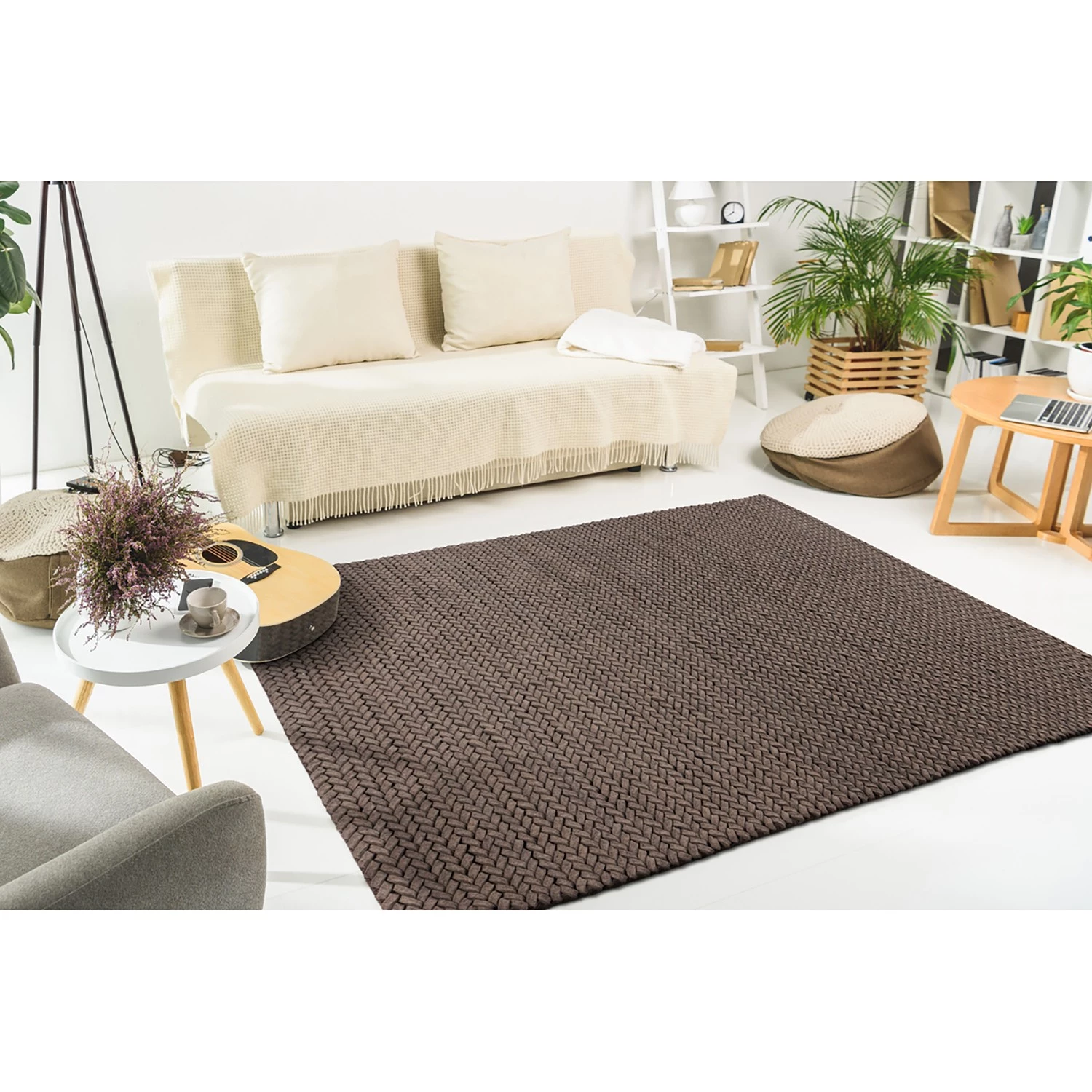 Kayoom Tapis Robbie 125 - Taupe - 120 x 170 cm 4 Kayoom Tapis Robbie 125 - Taupe - 120 x 170 cm – Image 2