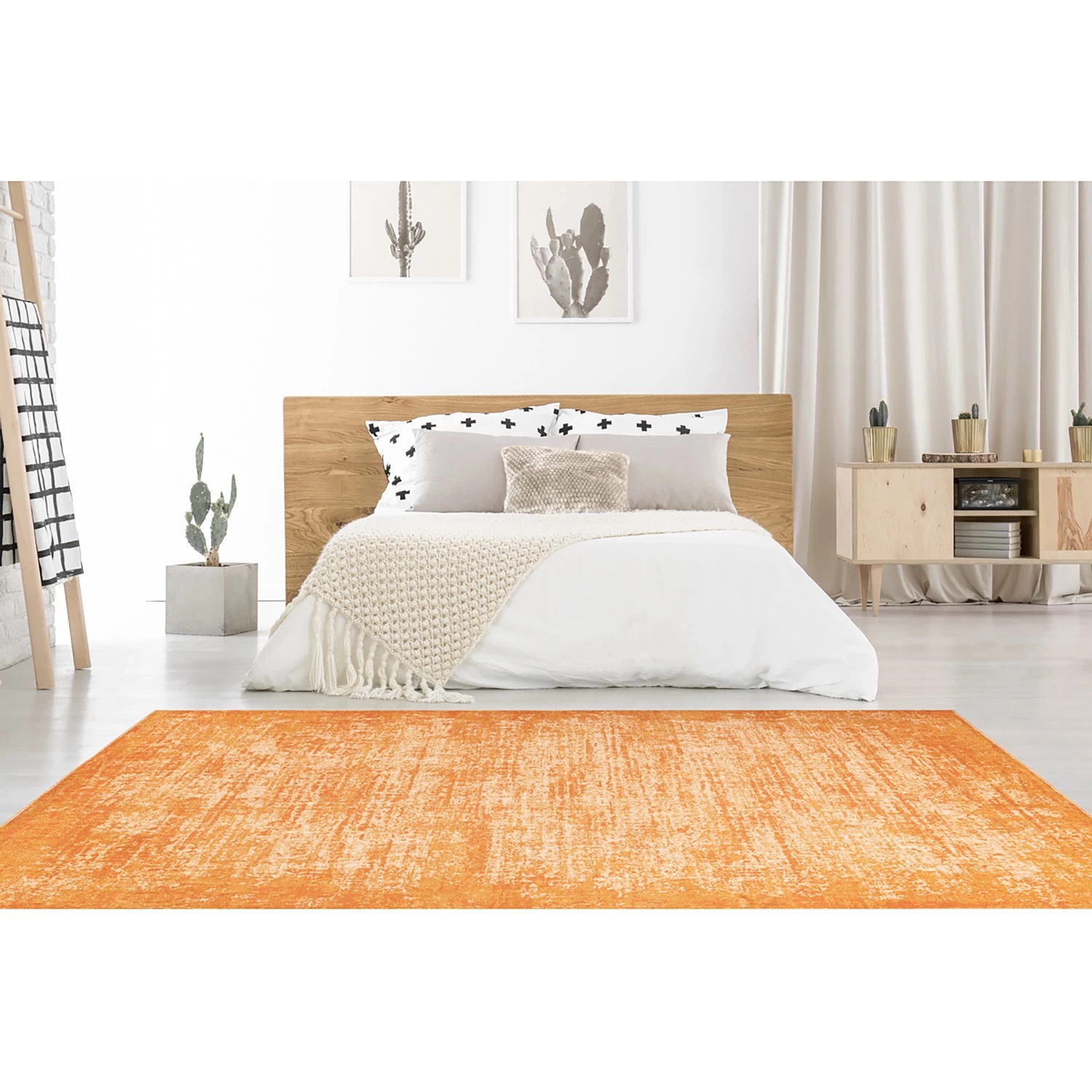 Kayoom Tapis Piemont 1025 - Orange - 120 x 170 cm 4 Kayoom Tapis Piemont 1025 - Orange - 120 x 170 cm – Image 2