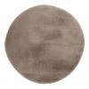 Arte Espina Tapis épais Rabbit Light 500 Rond - Taupe - Diamètre : 120 cm