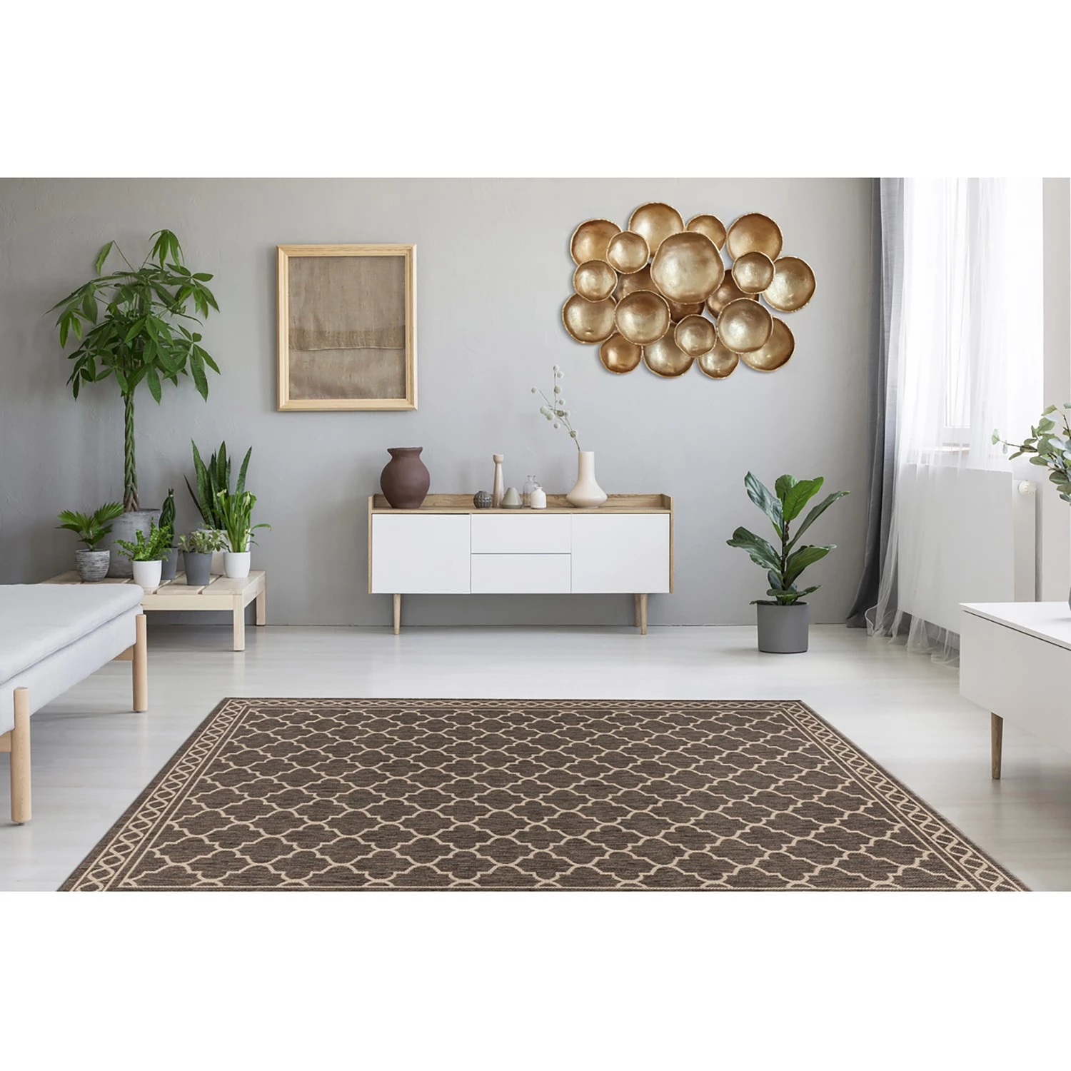 Arte Espina Tapis Splash 300 - Marron - 80 x 150 cm 4 Arte Espina Tapis Splash 300 - Marron - 80 x 150 cm – Image 2