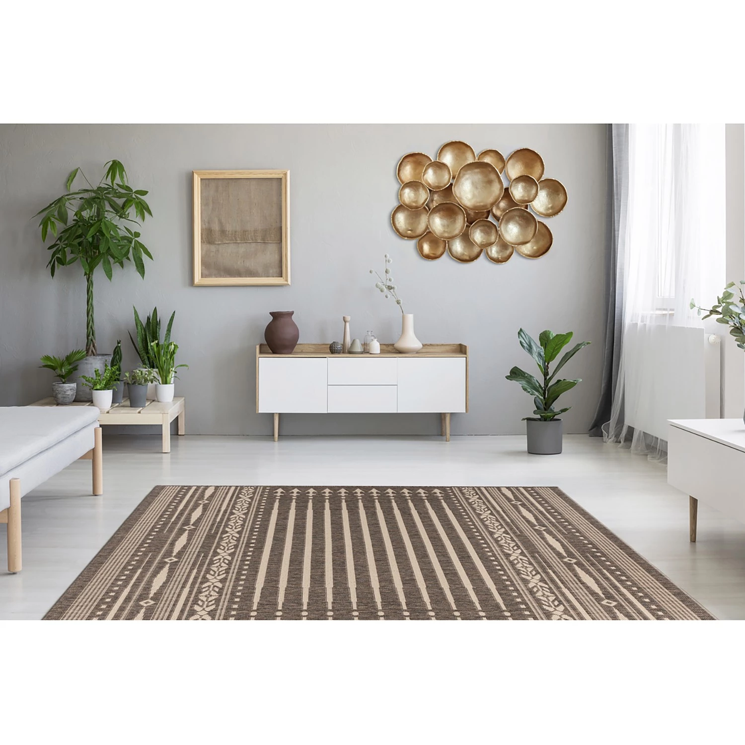 Arte Espina Tapis Splash 200 - Marron - 160 x 230 cm 4 Arte Espina Tapis Splash 200 - Marron - 160 x 230 cm – Image 2