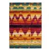 Kayoom Tapis Guayama I - Fibres synthétiques - Multicolore - 80 x 150 cm