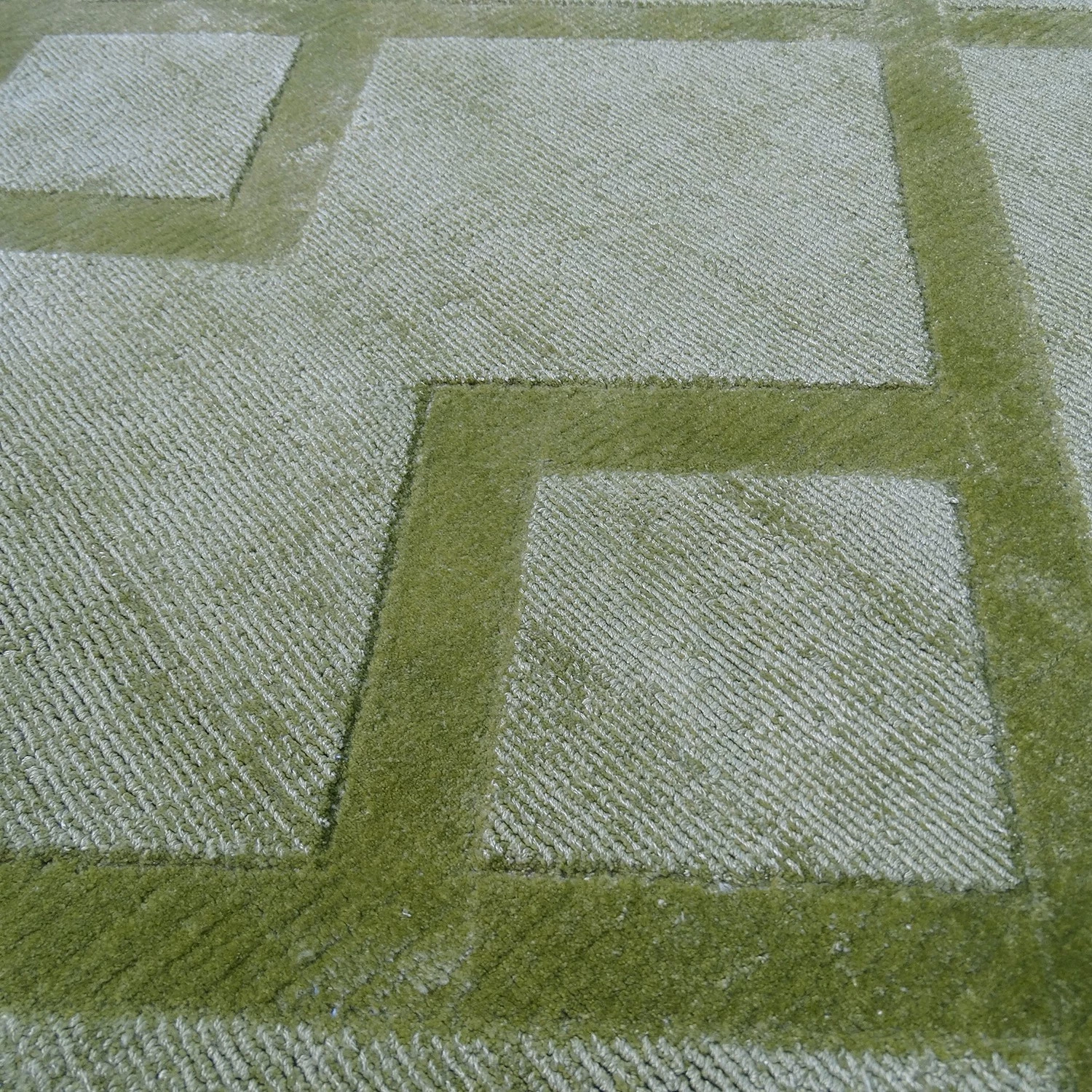 Kayoom Tapis Luxury I - Viscose - Vert tendre - 80 x 150 cm 6 Kayoom Tapis Luxury I - Viscose - Vert tendre - 80 x 150 cm – Image 4