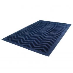Kayoom Tapis Luxury II - Viscose - Bleu marine - 200 x 290 cm -Tapis Soldes Boutique 1000253459 210323 15343600193 DETAILS P000000001000253459