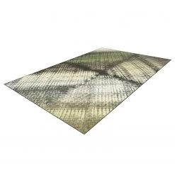 Kayoom Tapis Atelier III - Fibres synthétiques - Vert / Naturel -Tapis Soldes Boutique 1000253461 210323 15343700200 DETAILS P000000001000253461