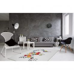 Kayoom Tapis Hacienda III - Fibres synthétiques - Multicolore -Tapis Soldes Boutique 1000253463 210323 15343700207 MOOD DETAILS P000000001000253463 mood