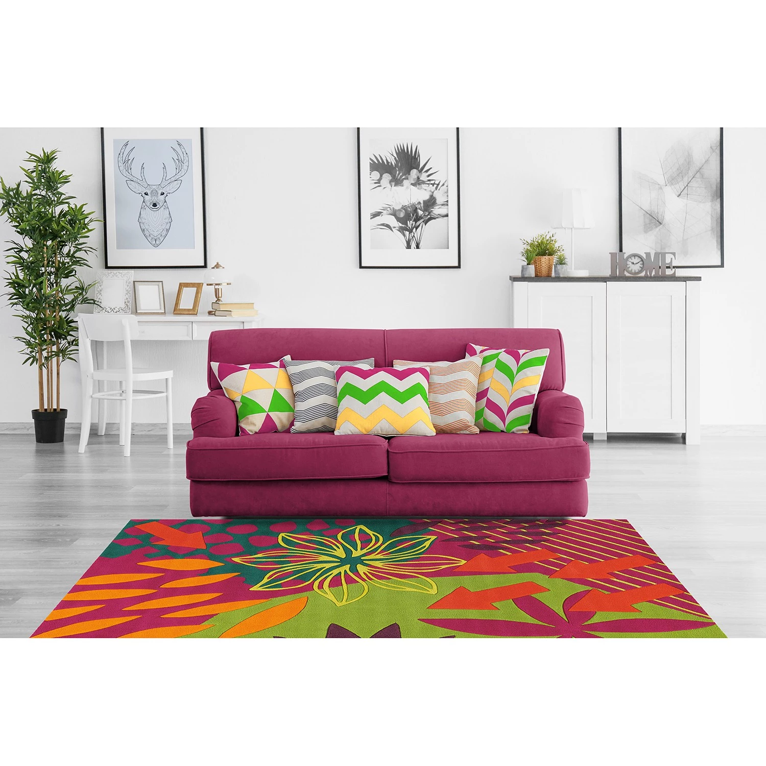 Kayoom Tapis Spirit I - Acrylique - Multicolore 4 Kayoom Tapis Spirit I - Acrylique - Multicolore – Image 2