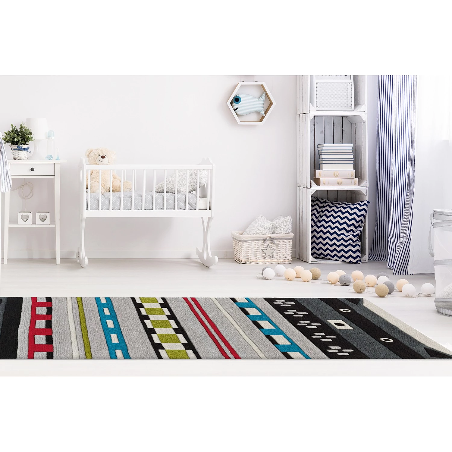 Kayoom Tapis enfant Joy Coon - Acrylique - Multicolore 4 Kayoom Tapis enfant Joy Coon - Acrylique - Multicolore – Image 2