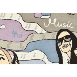 Kayoom Tapis Joy Music - Acrylique - Multicolore -Tapis Soldes Boutique 1000253485 210323 15344300291 DETAILS P000000001000253485