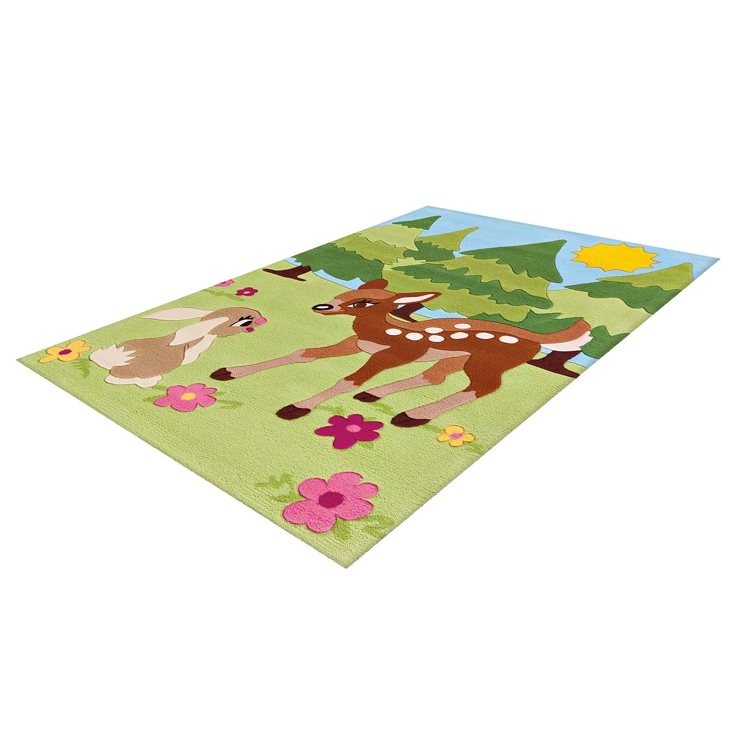 Kayoom Tapis enfant Joy Deer - Acrylique - Multicolore 5 Kayoom Tapis enfant Joy Deer - Acrylique - Multicolore – Image 3