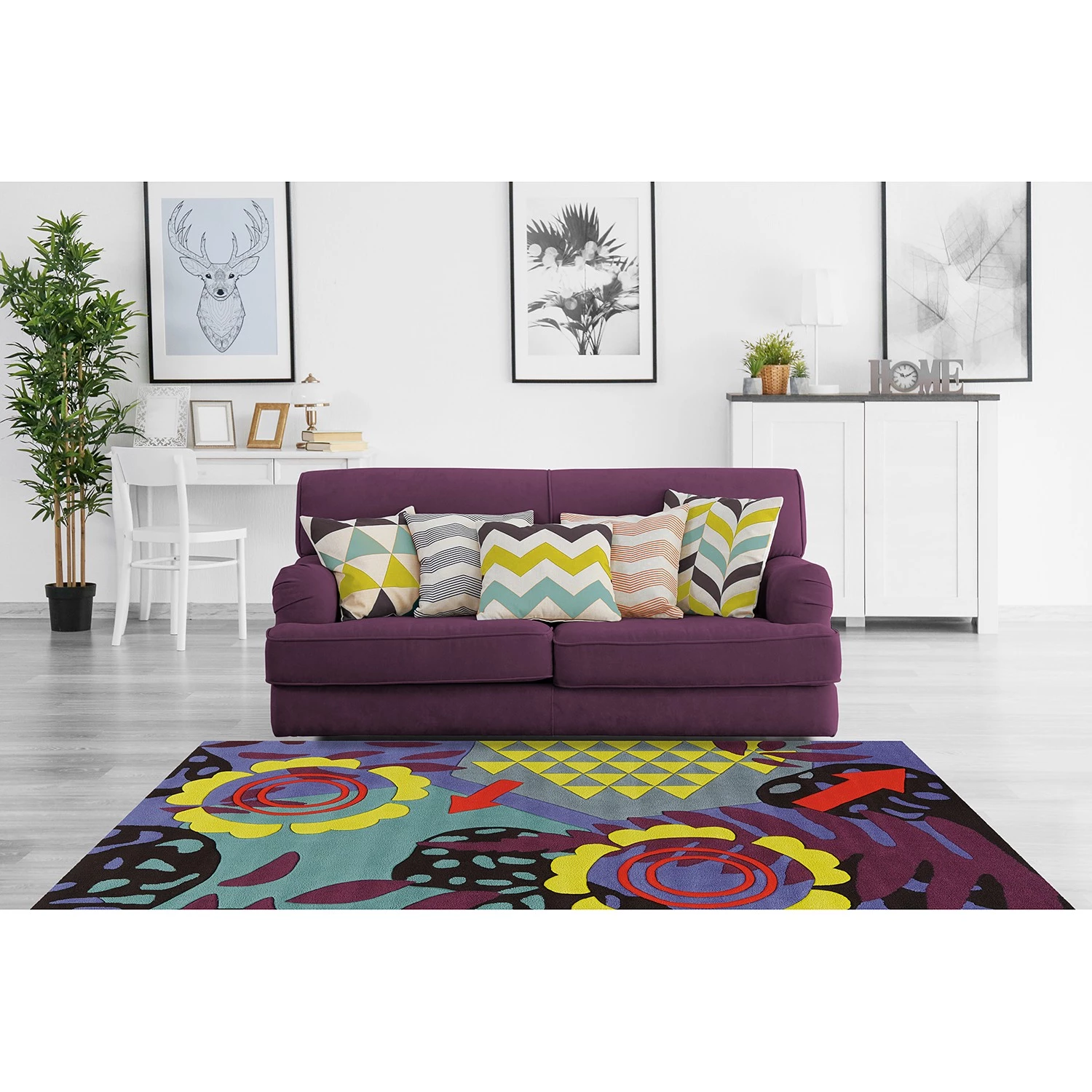 Kayoom Tapis Spirit II - Acrylique - Multicolore 4 Kayoom Tapis Spirit II - Acrylique - Multicolore – Image 2