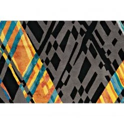 Kayoom Tapis en laine Diamond - Tissu mélangé - Multicolore -Tapis Soldes Boutique 1000253500 210323 15344700351 DETAILS P000000001000253500