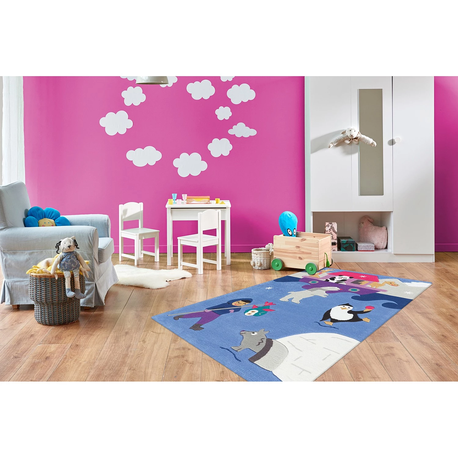 Kayoom Tapis enfant Sam Submarine - Acrylique - Multicolore 4 Kayoom Tapis enfant Sam Submarine - Acrylique - Multicolore – Image 2