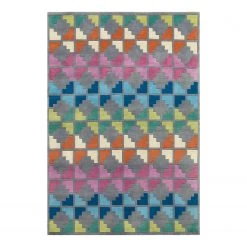 Kayoom Tapis en laine Cristal - Laine - Multicolore