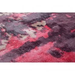 Kayoom Tapis Ocean I - Viscose - Rouge / Anthracite - 170 x 240 cm -Tapis Soldes Boutique 1000253520 210323 15345300437 DETAILS P000000001000253520