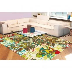 Kayoom Tapis Dynamic - Fibres synthétiques - Multicolore -Tapis Soldes Boutique 1000253525 210323 15345400457 MOOD DETAILS P000000001000253525 mood