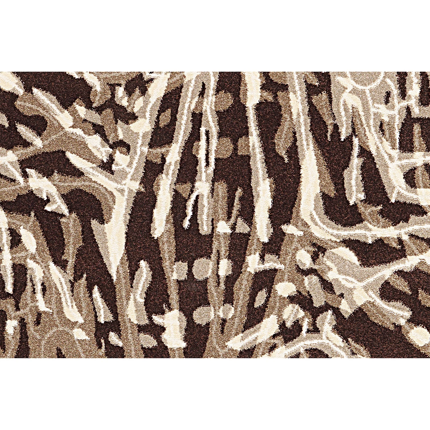 Kayoom Tapis Move V - Fibres synthétiques - Marron 6 Kayoom Tapis Move V - Fibres synthétiques - Marron – Image 4