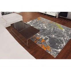 Kayoom Tapis Move IV - Fibres synthétiques - Gris - 80 x 150 cm -Tapis Soldes Boutique 1000253528 210323 15345500469 MOOD DETAILS P000000001000253528 mood