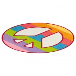 Kayoom Tapis Joy Peace - Acrylique - Multicolore -Tapis Soldes Boutique 1000253531 210323 15345600482 DETAILS P000000001000253531