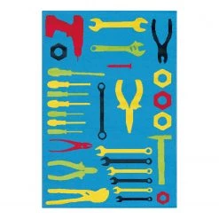 Kayoom Tapis enfant Lol VI - Fibres synthétiques - Multicolore