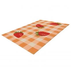 Kayoom Tapis enfant Joy - Acrylique - Rouge / Orange -Tapis Soldes Boutique 1000253551 210323 15350200568 DETAILS P000000001000253551