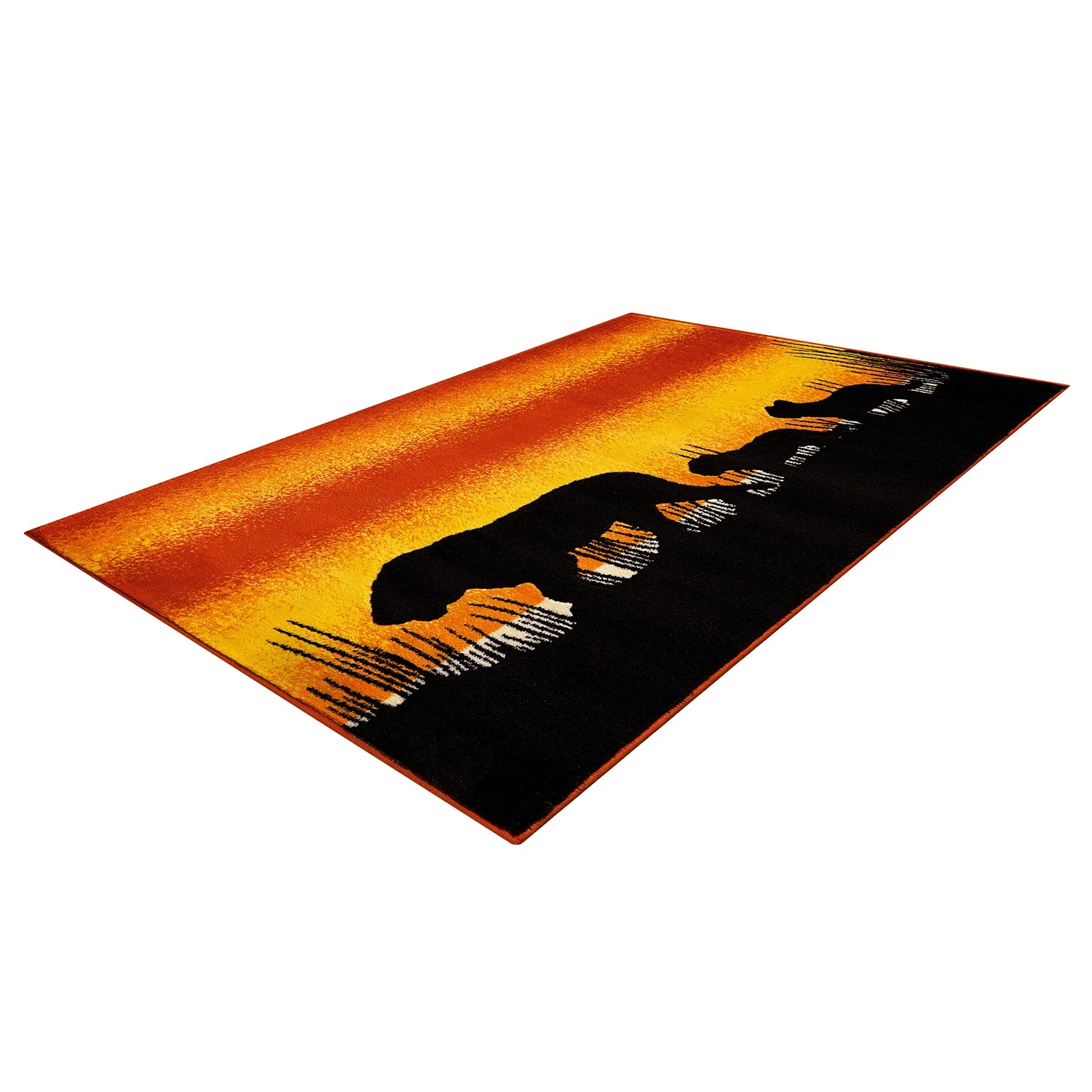 Kayoom Tapis enfant Lol III - Fibres synthétiques - Orange / Jaune 5 Kayoom Tapis enfant Lol III - Fibres synthétiques - Orange / Jaune – Image 3