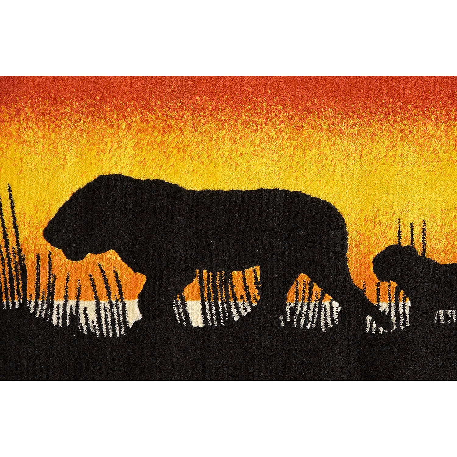 Kayoom Tapis enfant Lol III - Fibres synthétiques - Orange / Jaune 6 Kayoom Tapis enfant Lol III - Fibres synthétiques - Orange / Jaune – Image 4