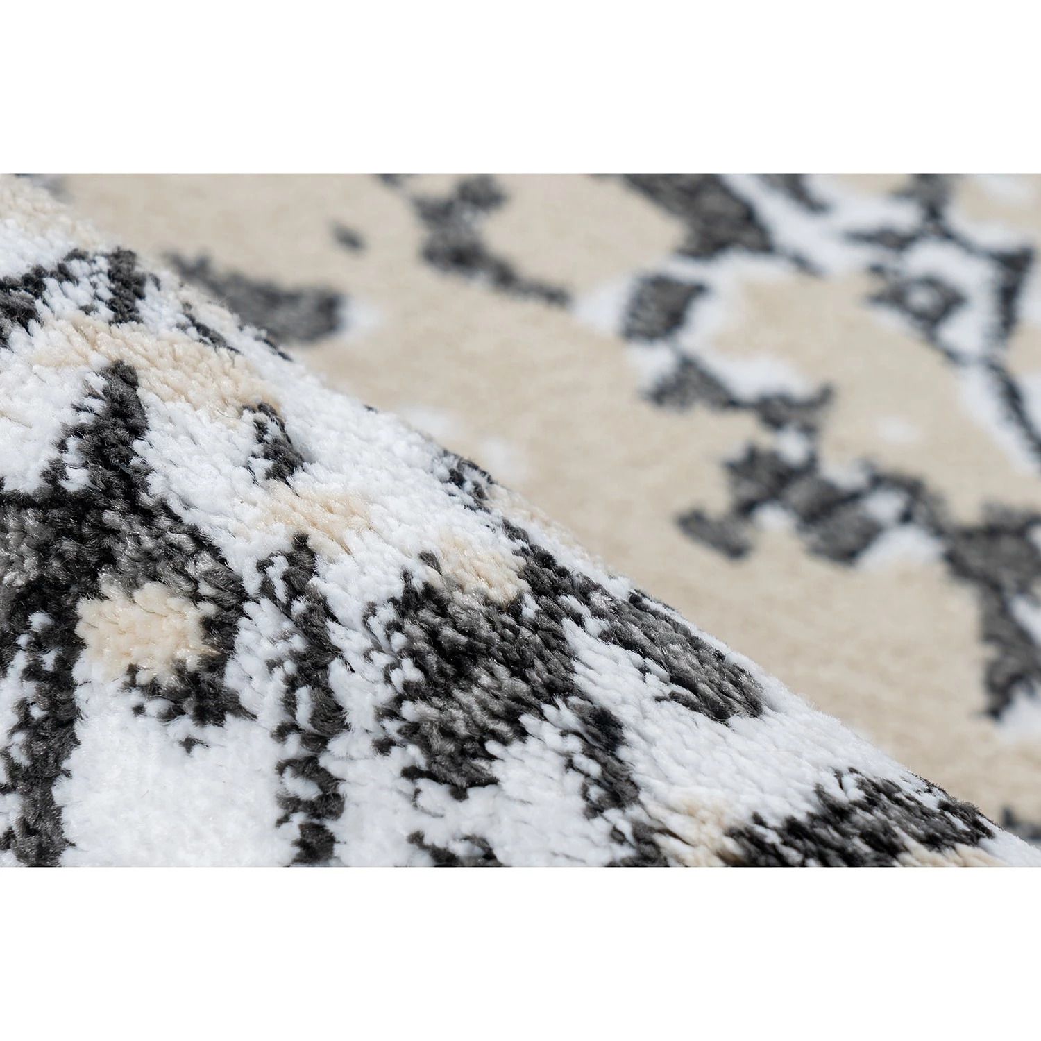 Kayoom Tapis Broadway VI - Fibres synthétiques - Gris / Beige 6 Kayoom Tapis Broadway VI - Fibres synthétiques - Gris / Beige – Image 4