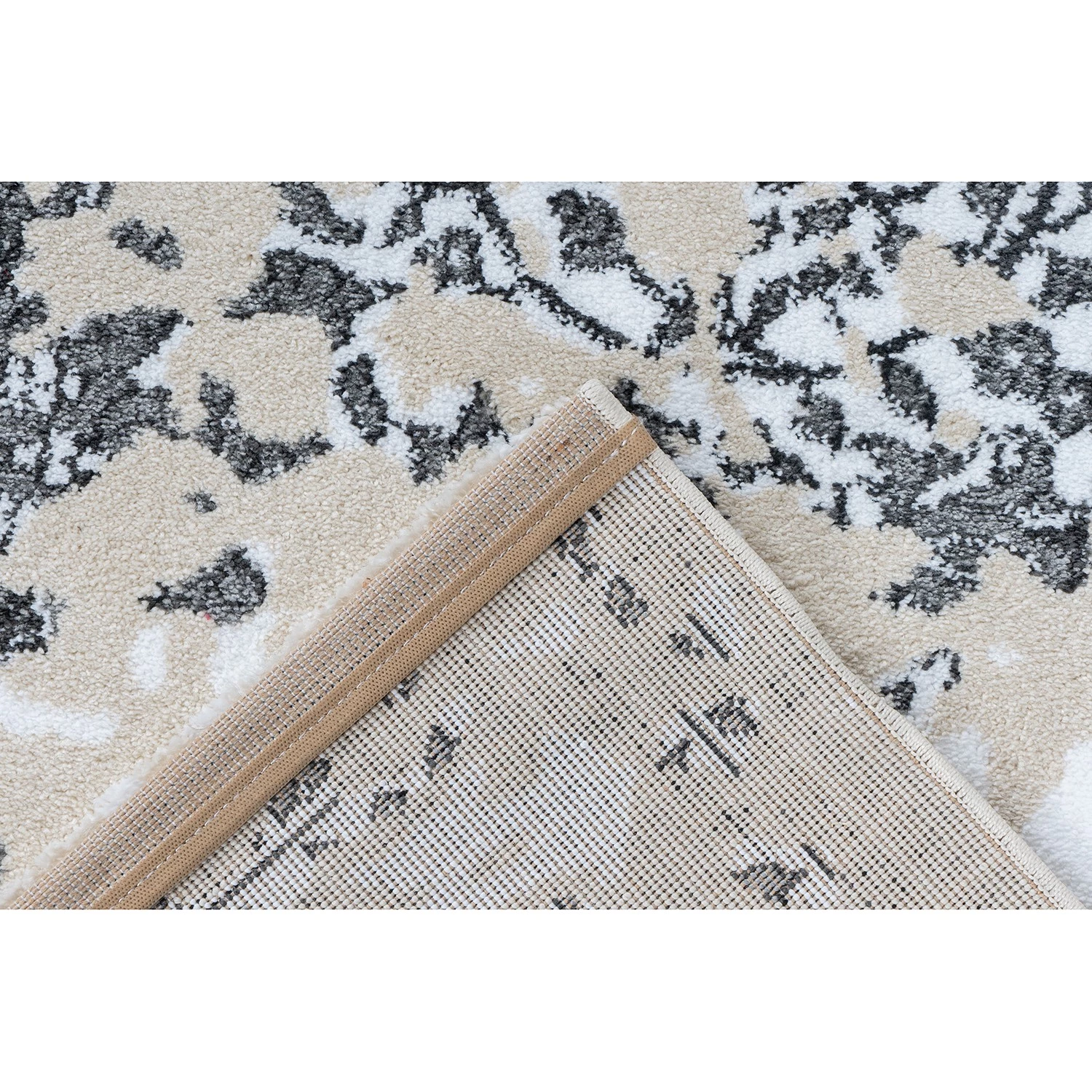 Kayoom Tapis Broadway VI - Fibres synthétiques - Gris / Beige 7 Kayoom Tapis Broadway VI - Fibres synthétiques - Gris / Beige – Image 5