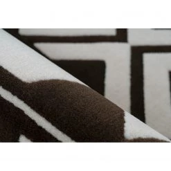 Kayoom Tapis Esperanto VI - Fibres synthétiques - Marron / Crème - 120 x 170 cm -Tapis Soldes Boutique 1000253580 210323 15351300703 DETAILS P000000001000253580