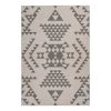 Kayoom Tapis Esperanto V - Fibres synthétiques - Crème / Taupe - 80 x 150 cm