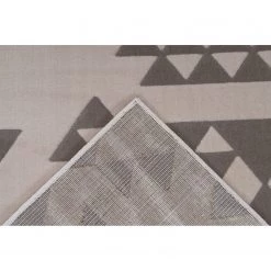 Kayoom Tapis Esperanto V - Fibres synthétiques - Crème / Taupe - 80 x 150 cm -Tapis Soldes Boutique 1000253633 210323 15353200974 DETAILS P000000001000253633