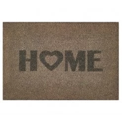 Andiamo Paillasson Kokos Home Heart - Fibres de coco - Gris lumineux