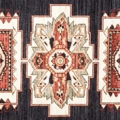 Luxor living Tapis Sempura II - Laine / Nylon - Bleu / rouge - 160 x 235 cm -Tapis Soldes Boutique 1000257340 211201 15115000770 DETAILS P000000001000257340