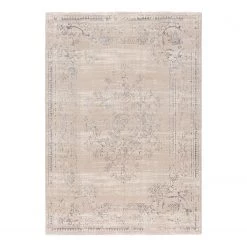Sehrazat Tapis Lara 800 - Fibres synthétiques - Gris - 80 x 150 cm