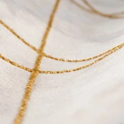 Sehrazat Tapis Lara 801 - Fibres synthétiques - Doré - 80 x 150 cm -Tapis Soldes Boutique 1000257461 210413 13590900258 DETAILS P000000001000257461