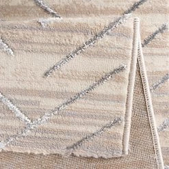 Sehrazat Tapis Lara 804 - Fibres synthétiques - Beige / Gris - 80 x 150 cm -Tapis Soldes Boutique 1000257467 210413 13592600308 DETAILS P000000001000257467