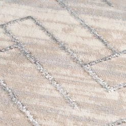 Sehrazat Tapis Lara 804 - Fibres synthétiques - Beige / Gris - 80 x 150 cm -Tapis Soldes Boutique 1000257467 210413 13592800312 DETAILS P000000001000257467