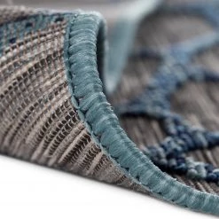 Sehrazat Tapis intérieur / extérieur Road 3450 - Fibres synthétiques - Bleu - 80 x 150 cm -Tapis Soldes Boutique 1000257529 210413 14031600859 DETAILS P000000001000257529