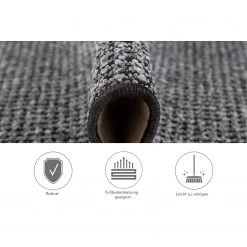 Top Square Tapis Newport - Gris - 67 x 180 cm -Tapis Soldes Boutique 1000257623 211201 145708001147 ICON DETAILS P000000001000257623 icon seal